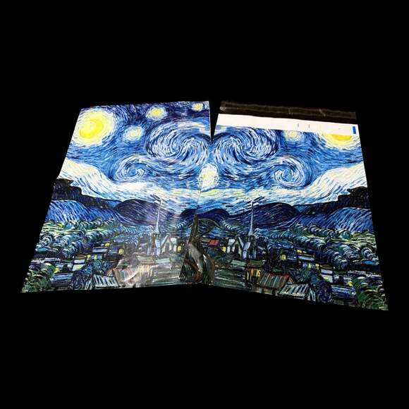 Unknown Other - (10) 10 x 13 Van Gogh Self-Sealing Poly Mailers Shipping Envelopes